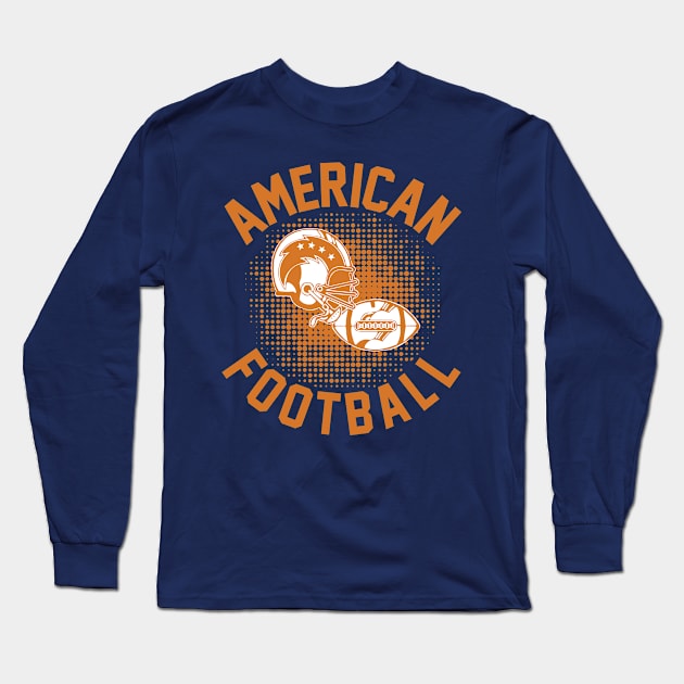 American Football Long Sleeve T-Shirt by monstercute